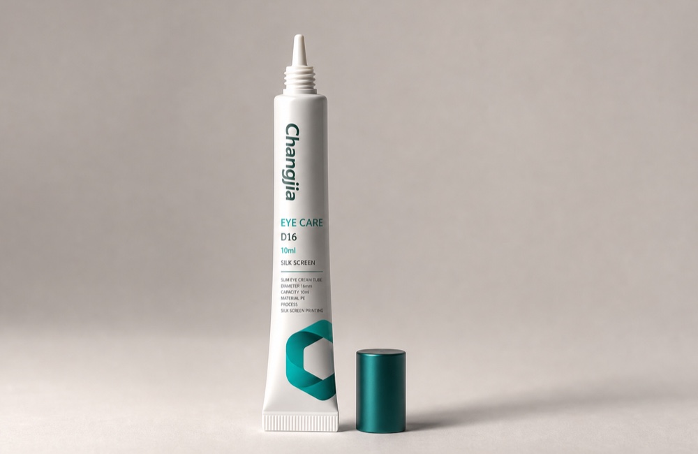 D16 10ml Nozzle Silk Screen Eye Cream Tube