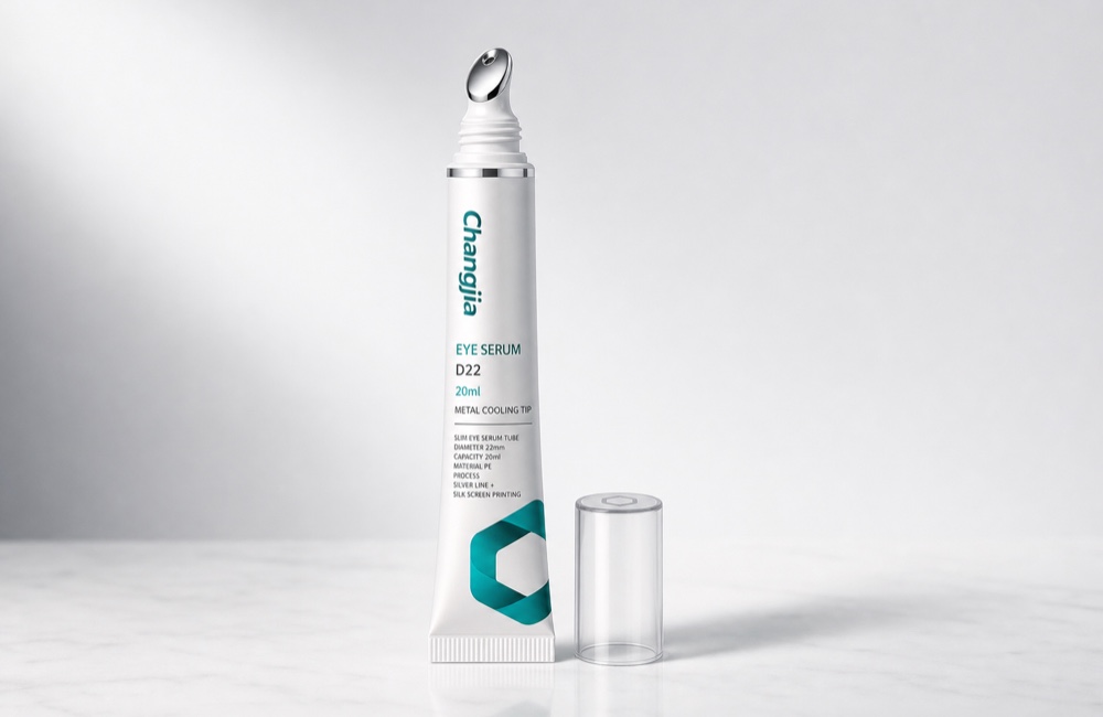 D22 20ml Metal Cooling Tip Eye Cream Tube