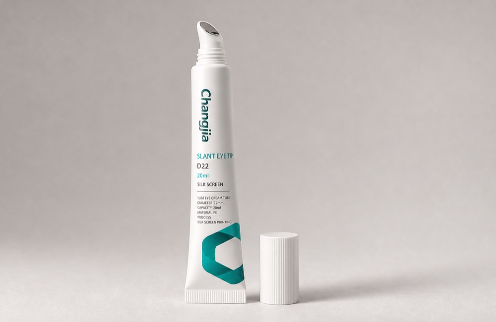 D22 20ml Slant Massage Tip Eye Cream Tube