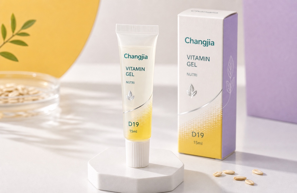 D19 15ml Vitamin Nutri Gel Translucent Offset Hot Silver Food & Nutraceutical Tube