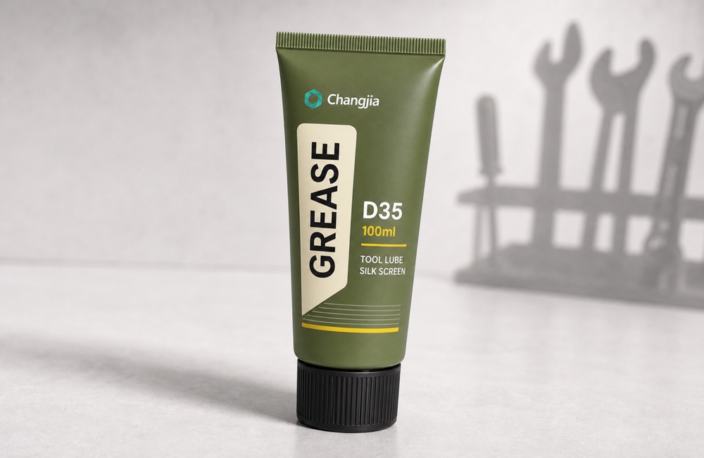 D35 100ml Olive Grease Silk Screen Industrial Tube