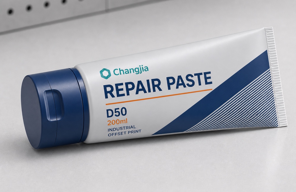 D50 200ml Gray Repair Paste Offset Industrial Tube
