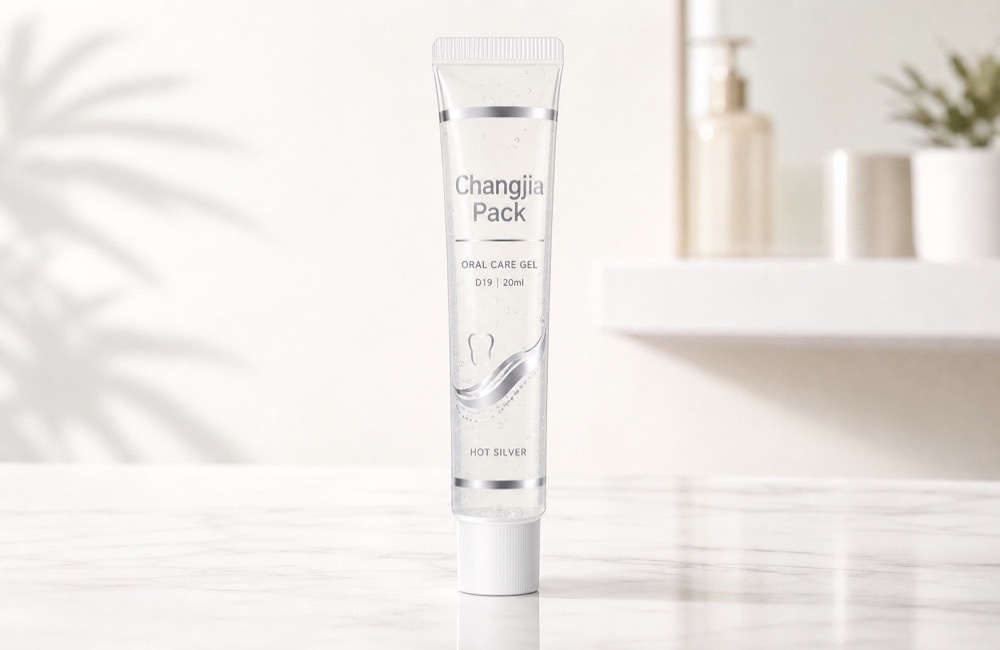 D19 20ml Clear Oral Gel Hot Silver Personal Care Tube