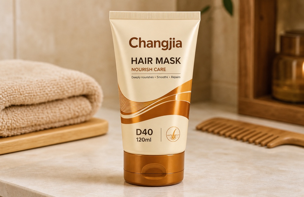 D40 120ml Hair Mask Amber Spot UV Personal Care Tube