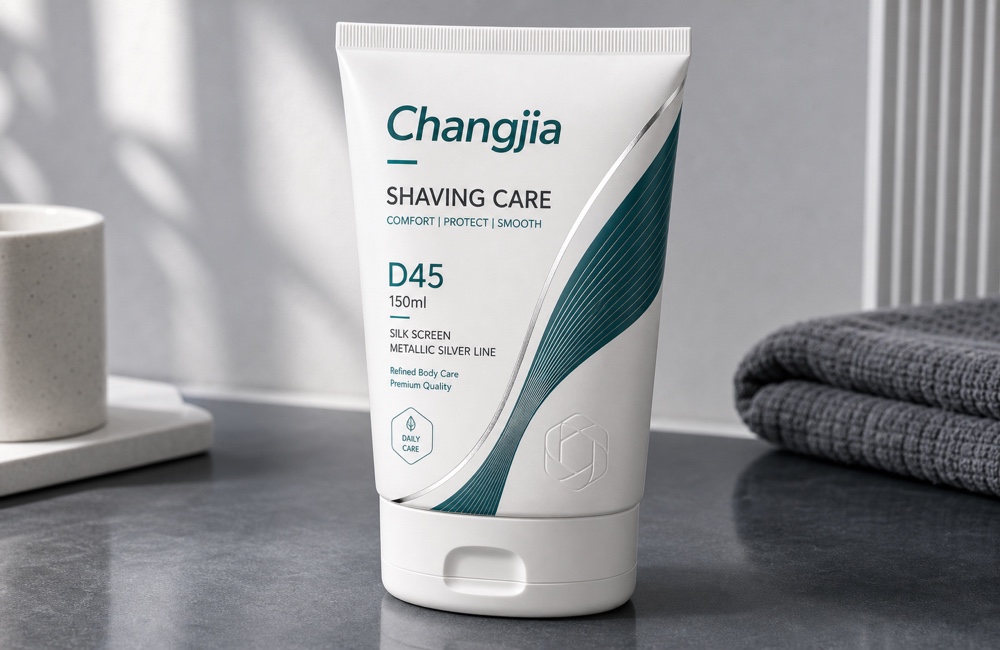 D45 150ml Shaving Body Care Silver Line Personal Care Tube