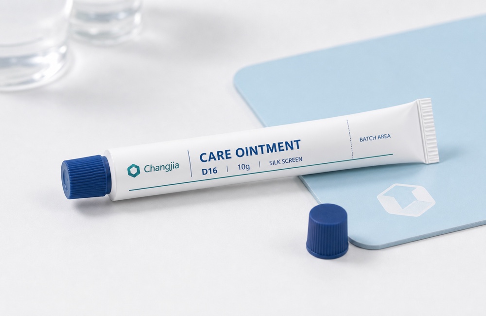 D16 10g Care Ointment Silk Screen Pharmaceutical Tube