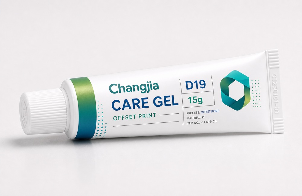 D19 15g Care Gel Offset Pharmaceutical Tube