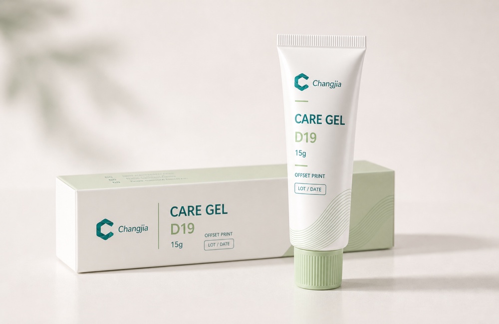 D19 15g Care Gel Offset Pharmaceutical Tube