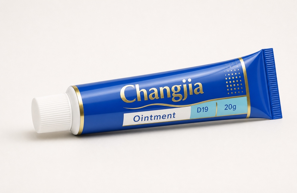 D19 20g Blue Ointment Screw Cap Silk Screen Hot Gold Pharmaceutical Tube
