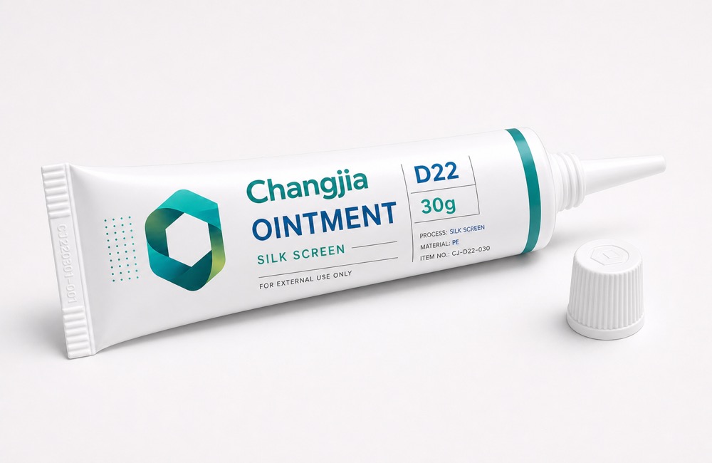D22 30g Nozzle Tip Silk Screen Pharmaceutical Tube