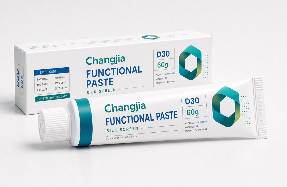 D30 60g Functional Paste Carton Pharmaceutical Tube