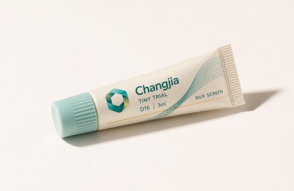 D16 3ml Tiny Trial Silk Screen Sample Tube