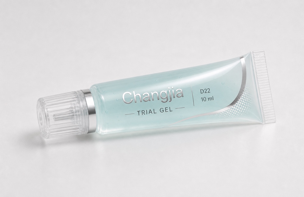 D22 10ml Clear Gel Trial Offset Hot Silver Sample Tube