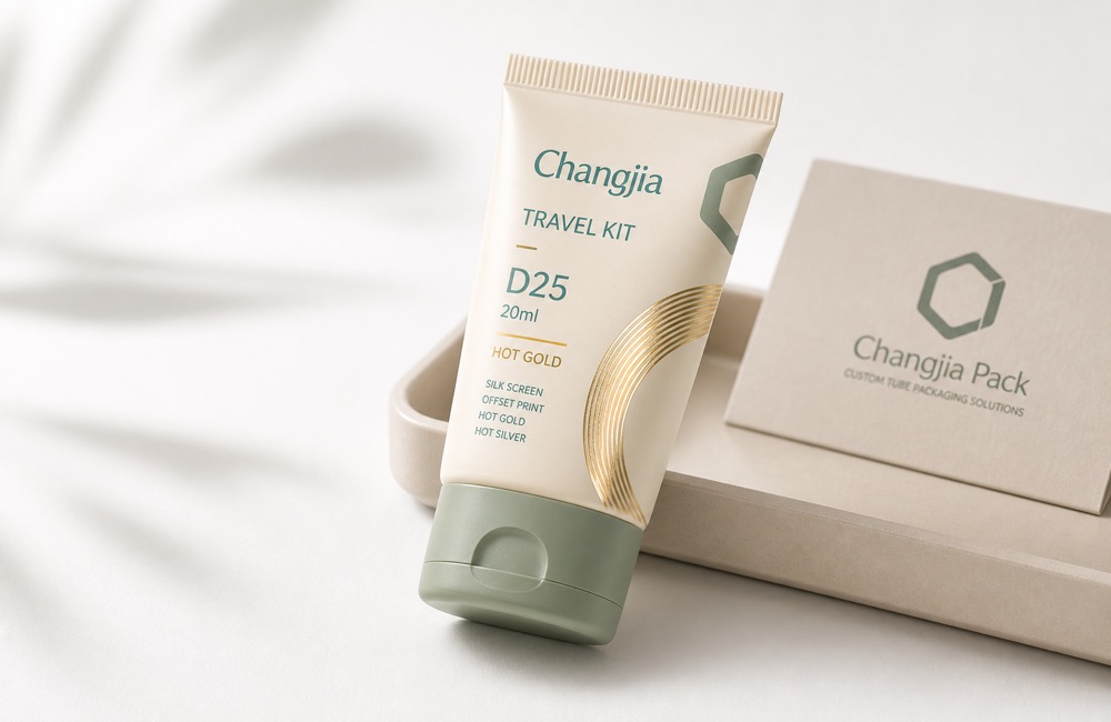 D25 20ml Travel Kit Hot Gold Sample Tube
